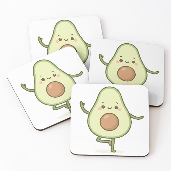 Item preview, Cute Avocado Doing Yoga Tree Pose Avo-Cardio Fitness designed and sold by Bmd4Fitness.