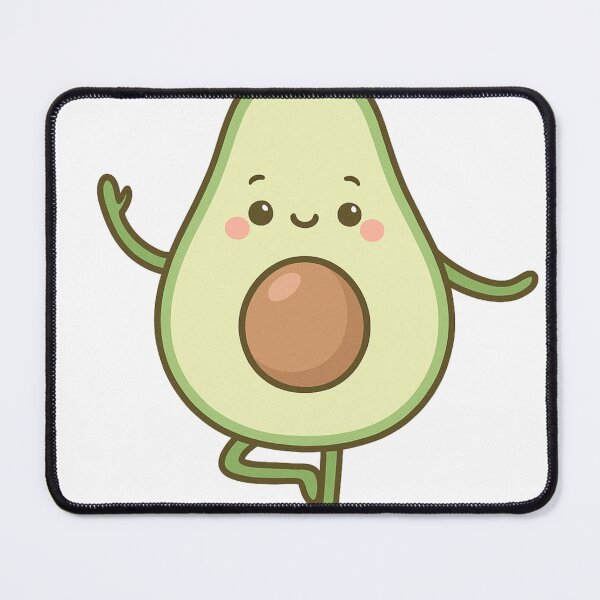 Item preview, Cute Avocado Doing Yoga Tree Pose Avo-Cardio Fitness designed and sold by Bmd4Fitness.