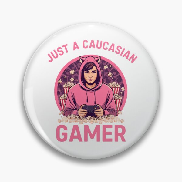 Item preview, Just a Caucasian Gamer designed and sold by RED-MOUSE.