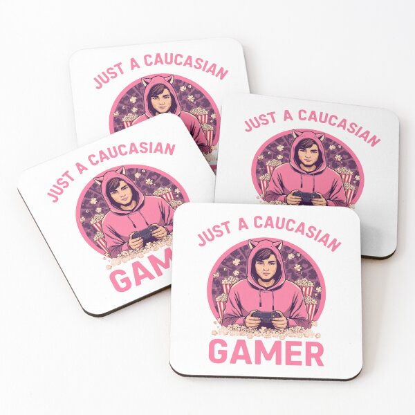 Item preview, Just a Caucasian Gamer designed and sold by RED-MOUSE.