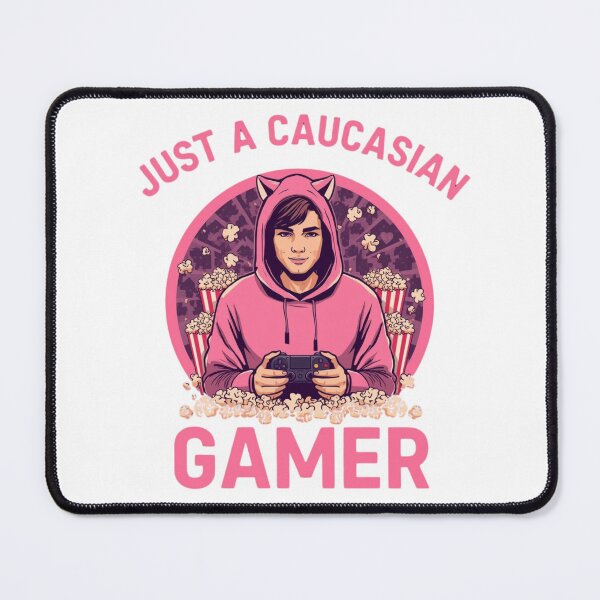 Item preview, Just a Caucasian Gamer designed and sold by RED-MOUSE.