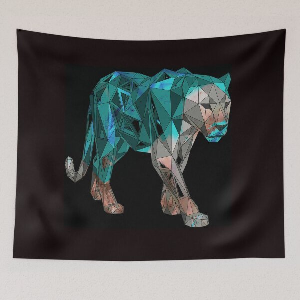 Item preview, Geometric Panther designed and sold by mezzilicious.