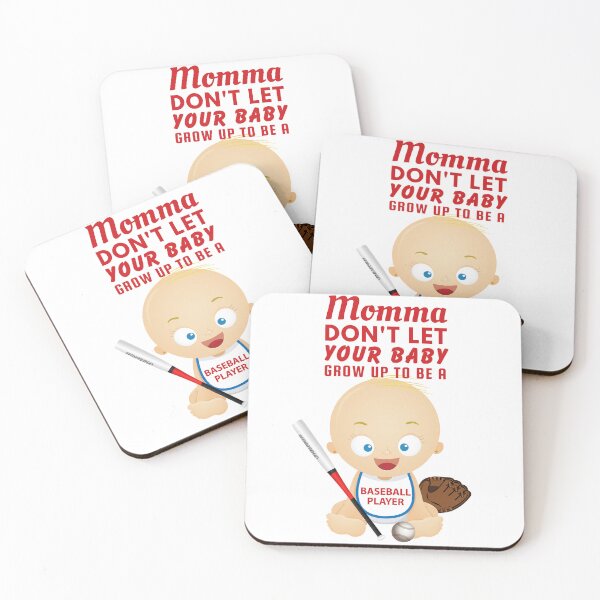 Item preview, Momma, Don’t Let Your Baby Grow Up to Be a Baseball Player designed and sold by SnarkSharks.