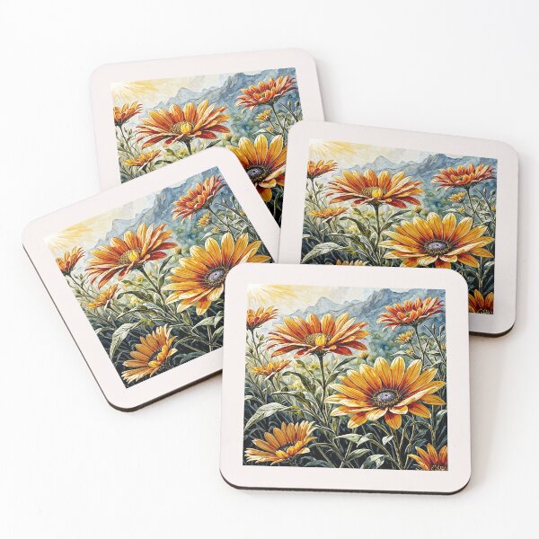 Item preview, Gazania flower in full bloom designed and sold by Helios Be. Lavsh.