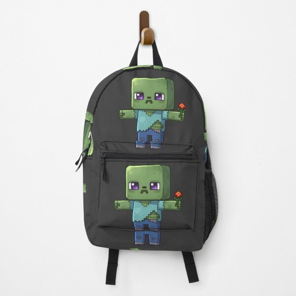 Item preview, Cute MC Zombie Holding Flower T-Shirt Design | Gamer Gift | Video Game Aesthetic Fan Art designed and sold by Motifai.