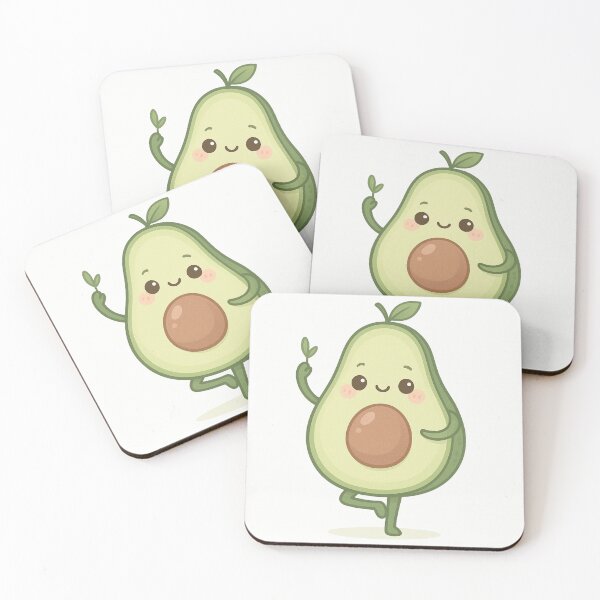 Item preview, Cute Avocado Doing Yoga Tree Pose Avo-Cardio Fitness designed and sold by Bmd4Fitness.