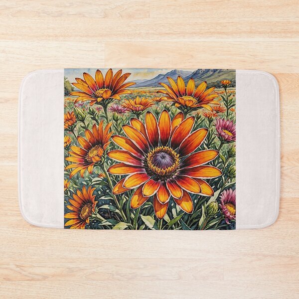 Item preview, Gazania flower in full bloom#1 designed and sold by Helios Be. Lavsh.