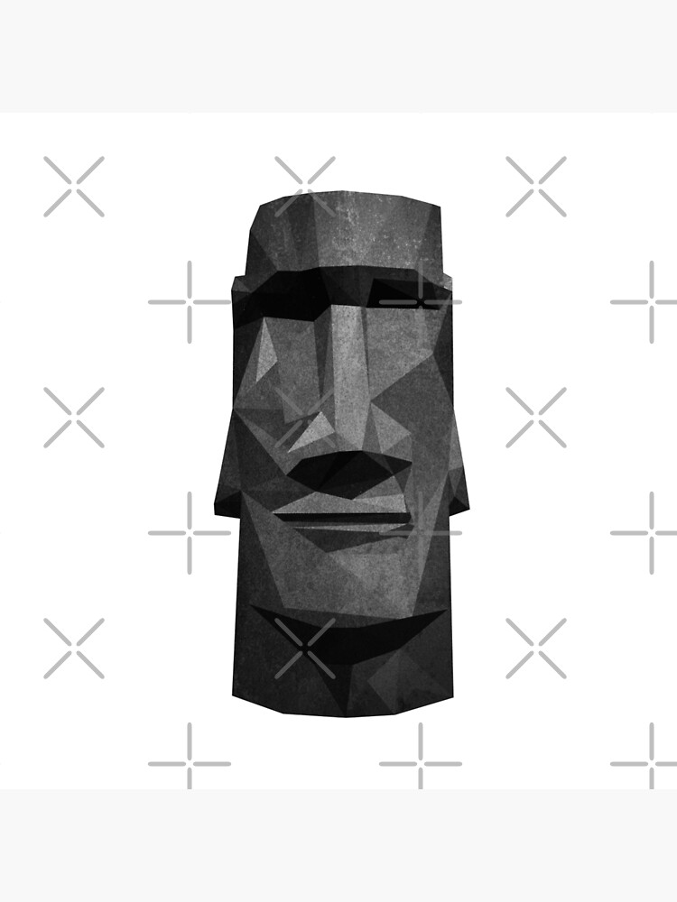 Moai Meme Art Board Prints for Sale