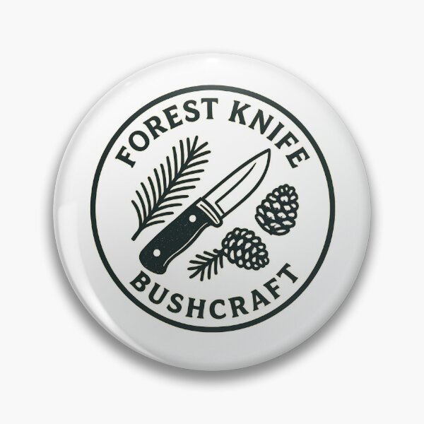Artikelvorschau, Waldmesser-Bushcraft-Emblem entworfen und verkauft von Tactical Override.
