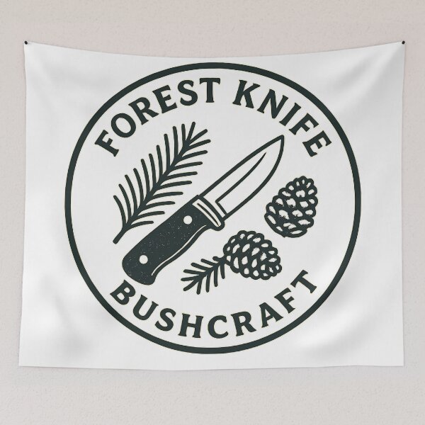 Item preview, Forest Knife Bushcraft Emblem designed and sold by Tactical Override.