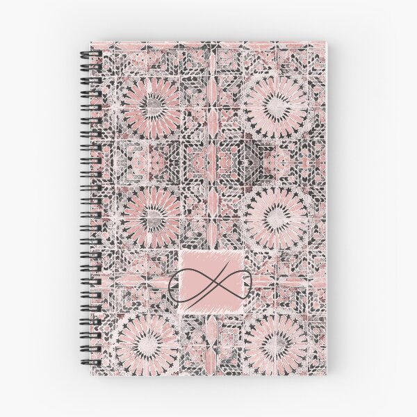 Aperçu de l'œuvre Motif floral abstrait rustique rose estampé vintage à l'esthétique infinie créée et vendue par TackyTime.