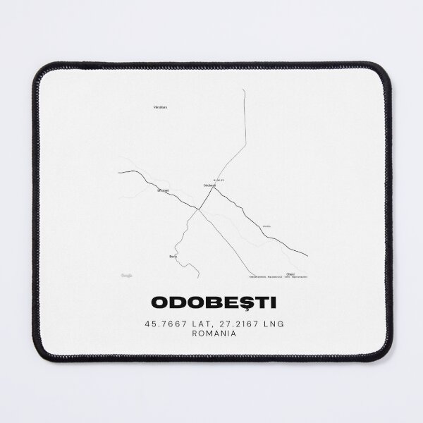 Item preview, Odobești Romania Minimalist Map Artwork designed and sold by RM-Journey.
