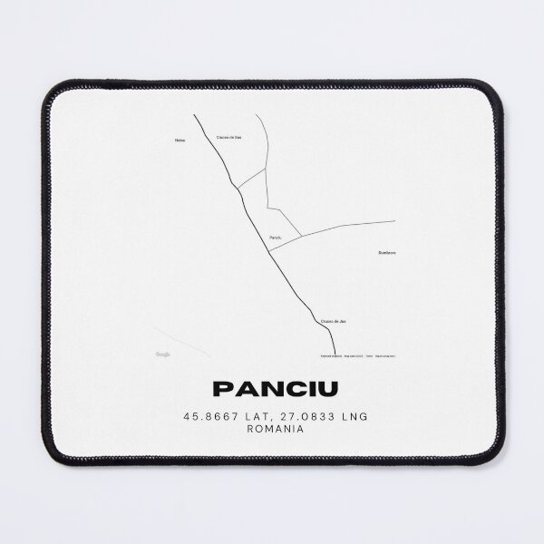 Item preview, Panciu Romania Minimalist City Map Print designed and sold by RM-Journey.