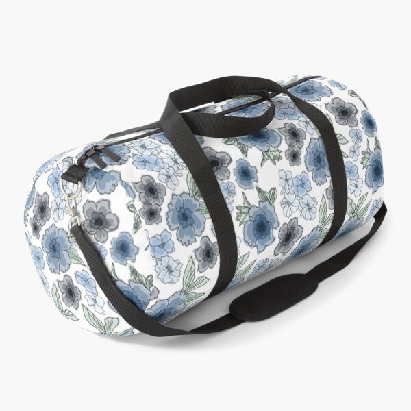 Item preview, Blue watercolor flower pattern designed and sold by Haasart.