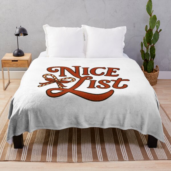 Item preview, Nice List – Retro Christmas Design designed and sold by Dennis' Creative Corner.