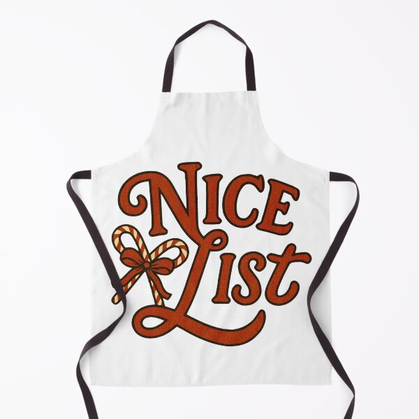 Item preview, Nice List – Retro Christmas Design designed and sold by Dennis' Creative Corner.