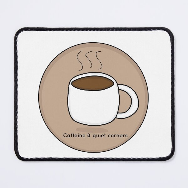 Item preview, Caffeine and Quiet Corners designed and sold by MageMocha.