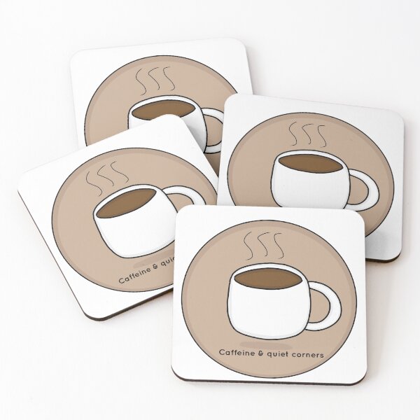 Item preview, Caffeine and Quiet Corners designed and sold by MageMocha.