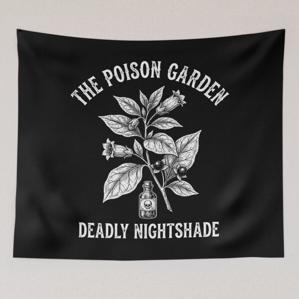 Item preview, Dark Academia Deadly Nightshade Vintage Botanical Apothecary designed and sold by Mason-Pride.