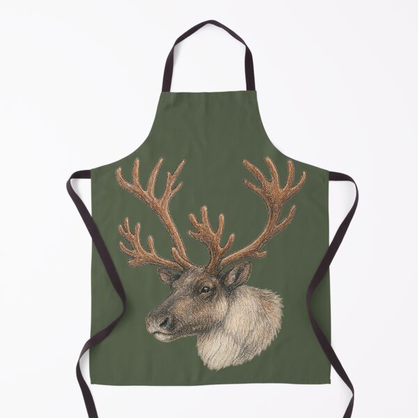 Item preview, Realistic Reindeer - Caribou Wildlife Art - Colored Pencil Style designed and sold by JOANNASKAH.