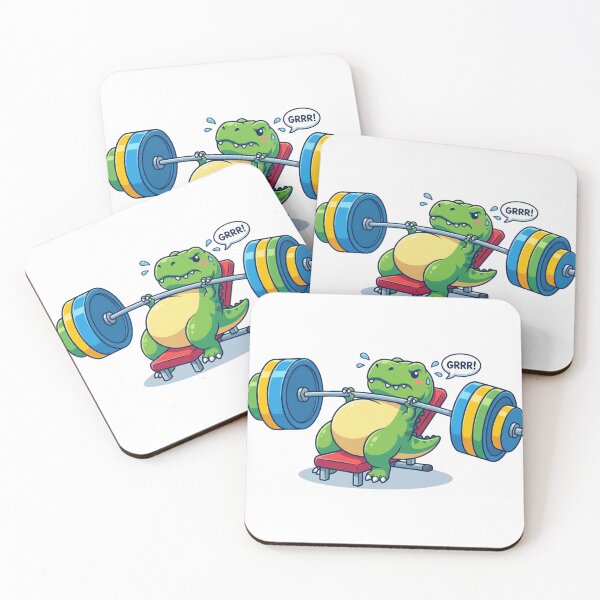 Item preview, T-Rex Dinosaur Trying To Bench Press Short Arms Gym Humor designed and sold by Bmd4Fitness.