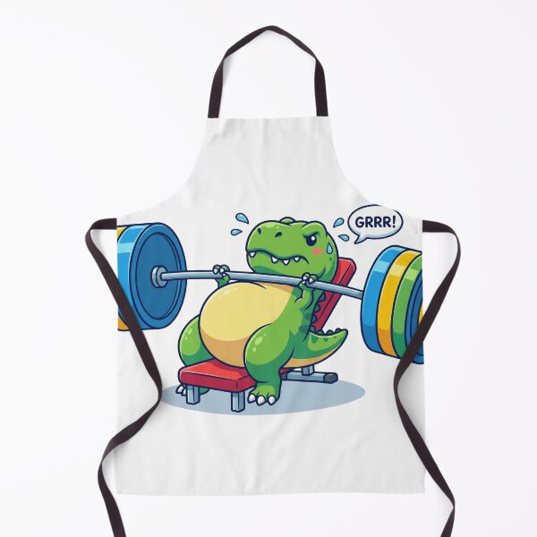 Item preview, T-Rex Dinosaur Trying To Bench Press Short Arms Gym Humor designed and sold by Bmd4Fitness.