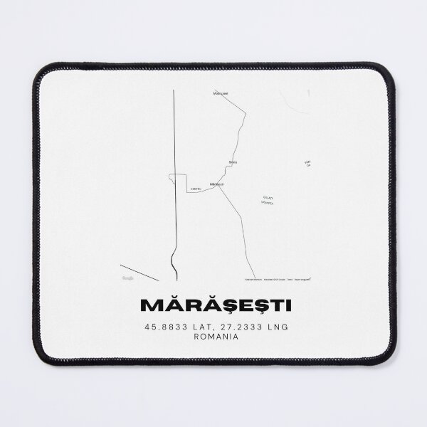 Item preview, Mărășești Romania Minimalist Map Design designed and sold by RM-Journey.