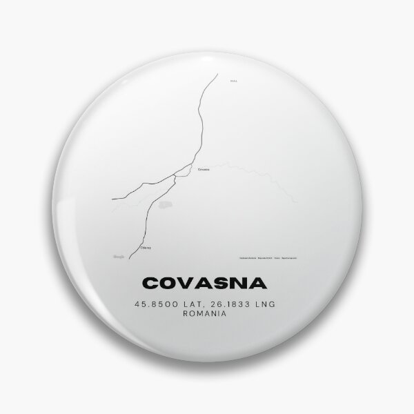Item preview, Covasna Romania Minimalist City Map Art designed and sold by RM-Journey.