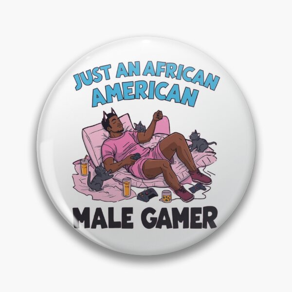 Item preview, Just an African American Male Gamer designed and sold by RED-MOUSE.