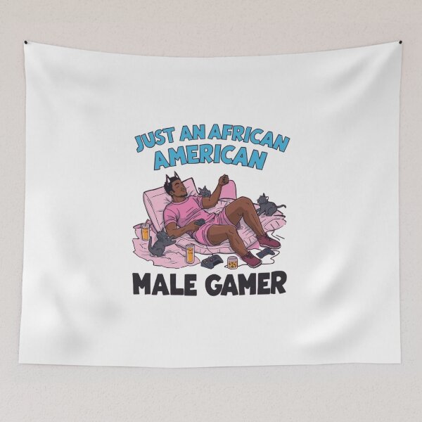 Item preview, Just an African American Male Gamer designed and sold by RED-MOUSE.