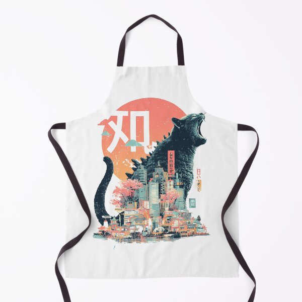 Item preview, Vintage Catzilla Cat Japanese II designed and sold by WolfmanProphecy.