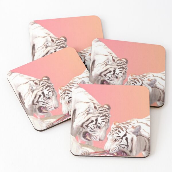 Item preview, Twin Tigers & Jam – Artistic Illustration designed and sold by TreatLLC.