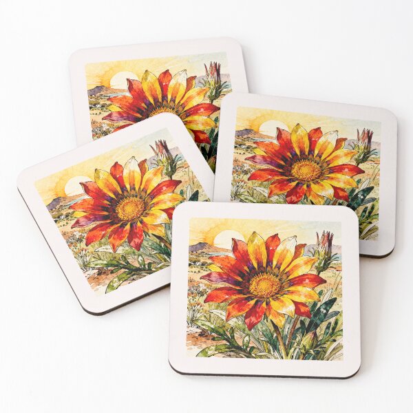 Item preview, Gazania flower in full bloom#5 designed and sold by Helios Be. Lavsh.