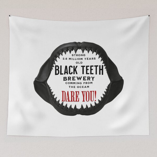 Item preview, Shark Teeth Black Shark Teeth - Cool Design designed and sold by Like it Different.