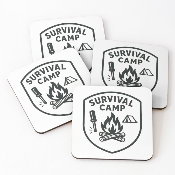 Item preview, Survival Camp Badge designed and sold by Tactical Override.