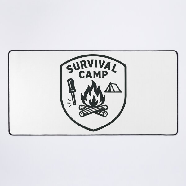 Item preview, Survival Camp Badge designed and sold by Tactical Override.