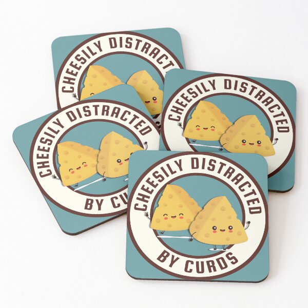 Item preview, Cheesily Distracted (blue circle) designed and sold by Ryan Skinnell.