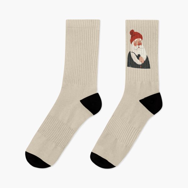 Item preview, Cozy Santa with Winter Pipe Illustration designed and sold by yara.lahdo.