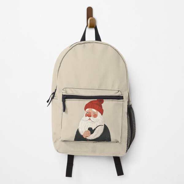 Item preview, Cozy Santa with Winter Pipe Illustration designed and sold by yara.lahdo.