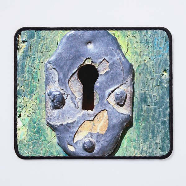 Item preview, Vintage Keyhole on Cracked Green Door - Rustic Patina Texture designed and sold by Clavivs.