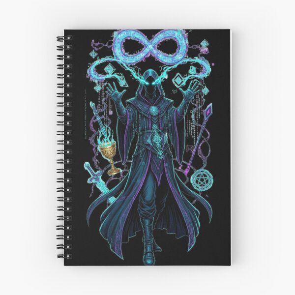 Item preview, Cyber Wizard Tarot – Futuristic Digital Magician designed and sold by trend-forge.