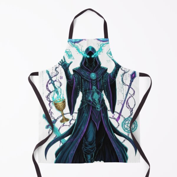 Item preview, Cyber Wizard Tarot – Futuristic Digital Magician designed and sold by trend-forge.