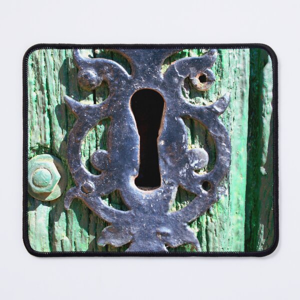 Item preview, Rustic Green Door Keyhole Old World Charm designed and sold by Clavivs.