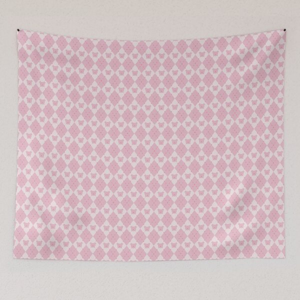 Item preview, cute bear argyle style pink pattern designed and sold by winterpumpkin.