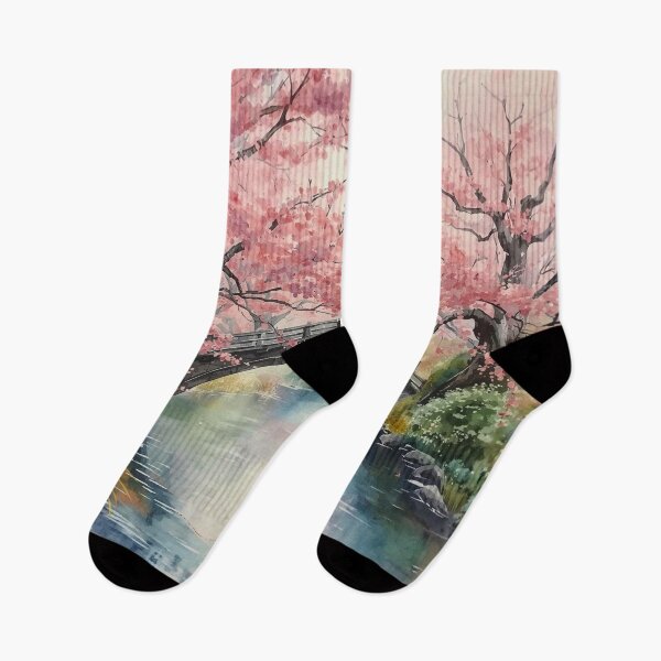 Item preview,  Blossom Over Tranquil River designed and sold by Modern-Tropical.