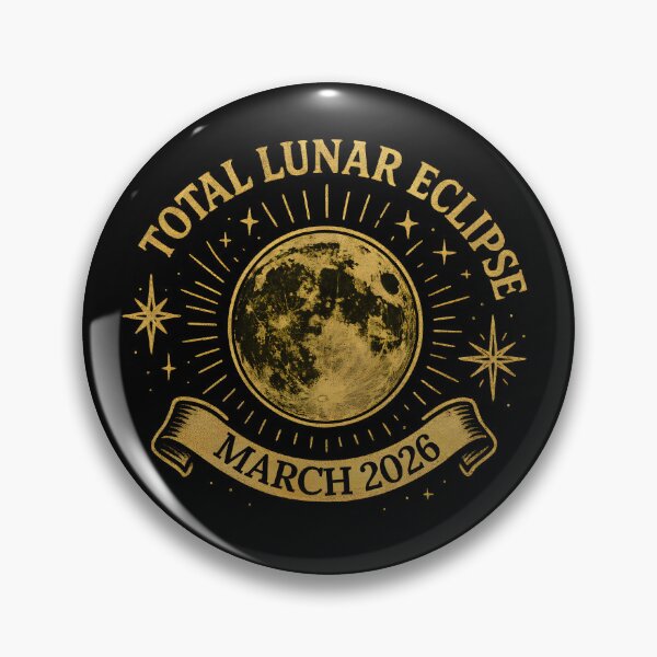 Item preview, Total Lunar Eclipse March 2026 designed and sold by DemureArtsy.
