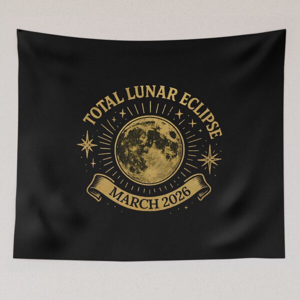 Item preview, Total Lunar Eclipse March 2026 designed and sold by DemureArtsy.