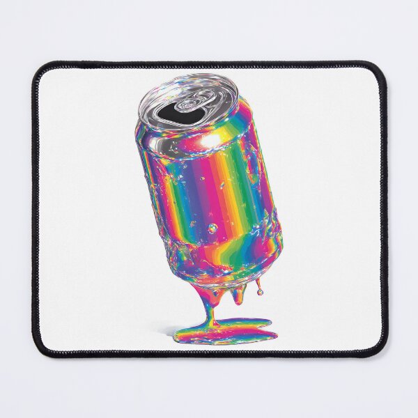 Item preview, Futuristic Holographic Chrome Can Illustration designed and sold by DanielY01.