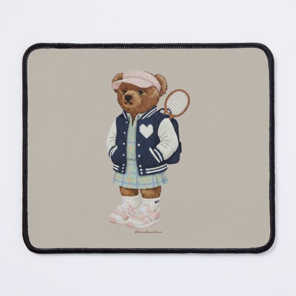 Item preview, Cute Preppy Tennis Player Teddy Bear designed and sold by BUABUABUA.