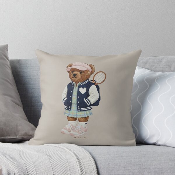 Item preview, Cute Preppy Tennis Player Teddy Bear designed and sold by BUABUABUA.